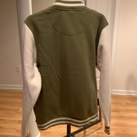 Men’s Bomber Varsity Jacket Size Large - Picture 3 of 4